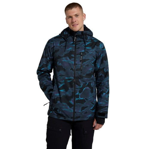 Front - Animal Mens Laxx Camo Ski Jacket