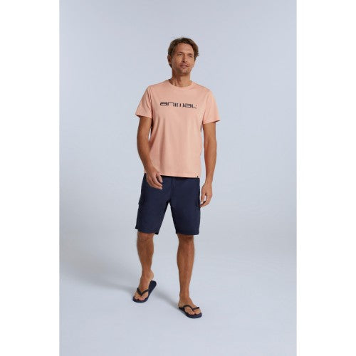 Front - Animal Mens Classico Organic T-Shirt