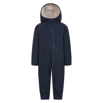 Front - Mountain Warehouse Childrens/Kids Aspen Borg Fleece Lined Snowsuit