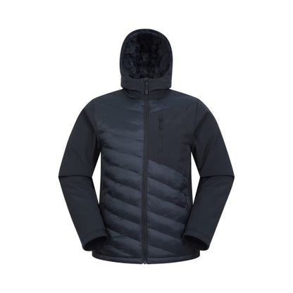 Front - Mountain Warehouse Mens Agile Hybrid Padded Jacket