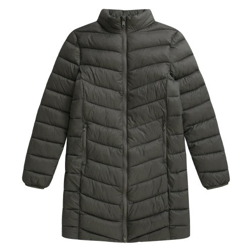 Front - Animal Womens/Ladies Frankie Longline Padded Jacket