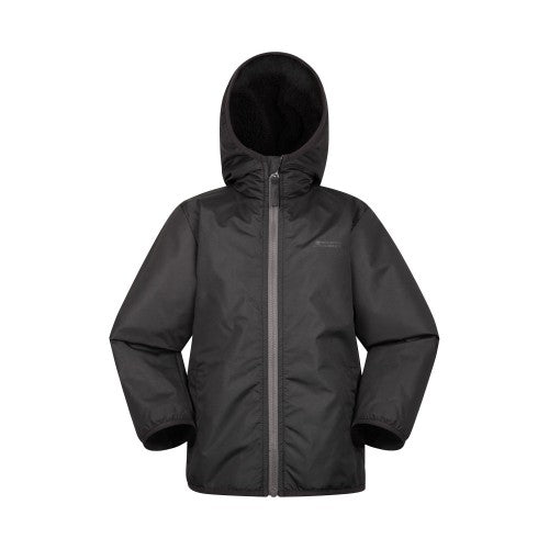 Front - Mountain Warehouse Childrens/Kids Robin Borg Lined Water Resistant Jacket