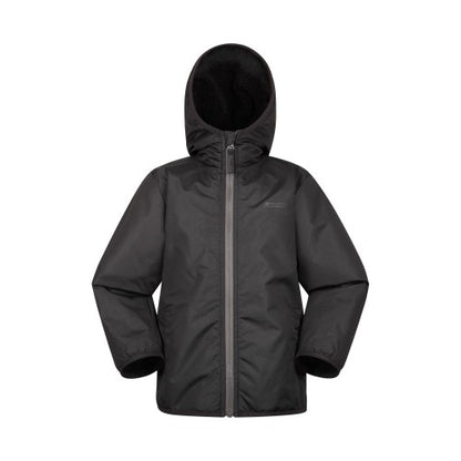 Front - Mountain Warehouse Childrens/Kids Robin Borg Lined Water Resistant Jacket