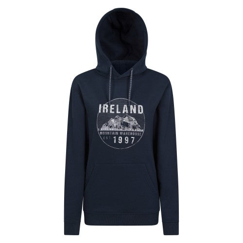 Front - Mountain Warehouse Womens/Ladies Ireland Circle Overhead Hoodie