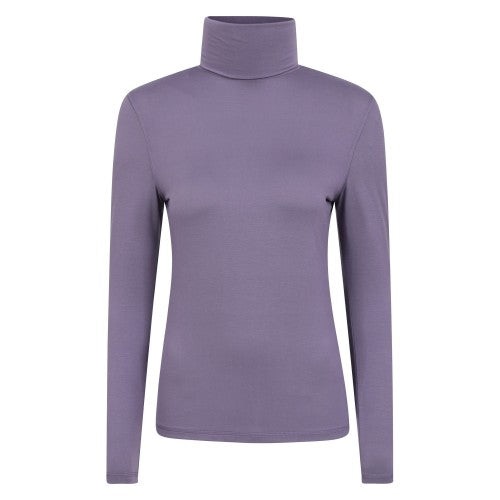Front - Mountain Warehouse Womens/Ladies Keep The Heat Isotherm Roll Neck Base Layer Top