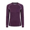 Front - Mountain Warehouse Womens/Ladies Asgard Merino Wool Long-Sleeved Thermal Top