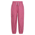 Front - Mountain Warehouse Childrens/Kids Ridgeway Jersey Lined Parachute Pants