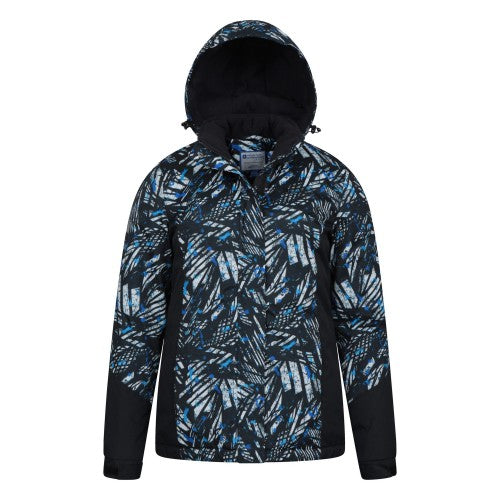 Front - Mountain Warehouse Womens/Ladies Dawn Printed Ski Jacket