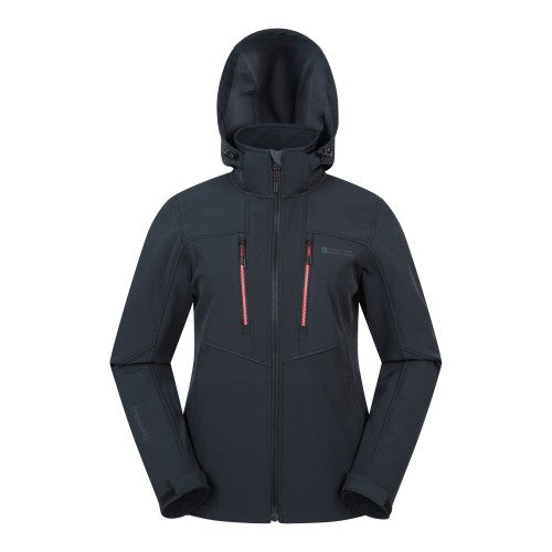 Front - Mountain Warehouse Womens/Ladies Genesis Windproof Soft Shell Jacket