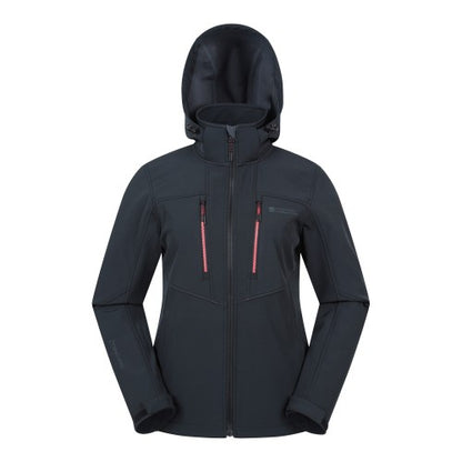 Front - Mountain Warehouse Womens/Ladies Genesis Windproof Soft Shell Jacket