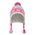 Front - Mountain Warehouse Childrens/Kids Character Unicorn Borg Lined Trapper Hat