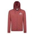Front - Mountain Warehouse Mens Adventure Graphic Full Zip Hoodie