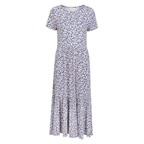 Front - Mountain Warehouse Womens/Ladies Sardinia Flowers Tiered Dress
