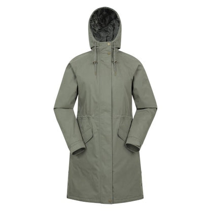 Front - Mountain Warehouse Womens/Ladies Polperro Lightweight Padded Waterproof Jacket