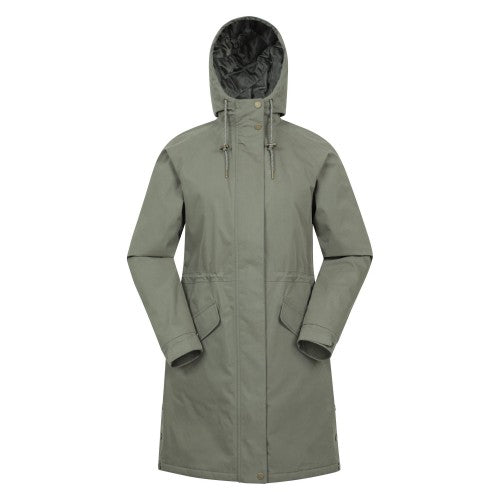 Front - Mountain Warehouse Womens/Ladies Polperro Lightweight Padded Waterproof Jacket