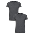 Front - Mountain Warehouse Mens Summit Merino Wool T-Shirt (Pack of 2)