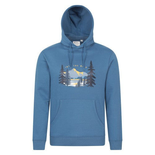 Front - Mountain Warehouse Mens Into The Wild Hoodie