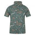 Front - Mountain Warehouse Childrens/Kids Dinosaur Polo Shirt