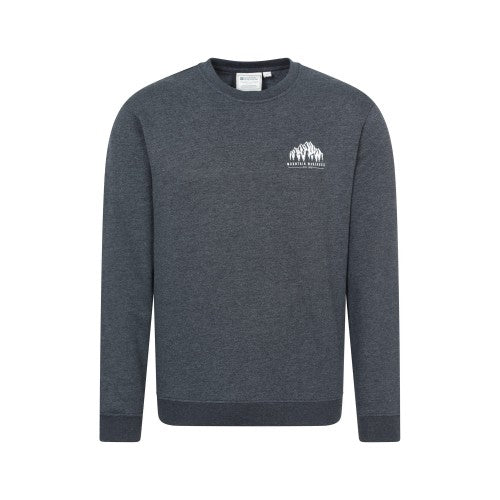 Front - Mountain Warehouse Mens Adventure Graphic Sweatshirt