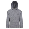 Front - Mountain Warehouse Childrens/Kids Strath Melange Supersoft Hoodie