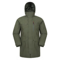 Front - Mountain Warehouse Mens Reid Waterproof Padded Jacket