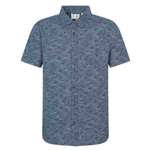 Front - Mountain Warehouse Mens Preston Illustration Shirt