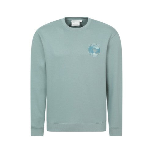 Front - Mountain Warehouse Mens Tree Ring Sweatshirt