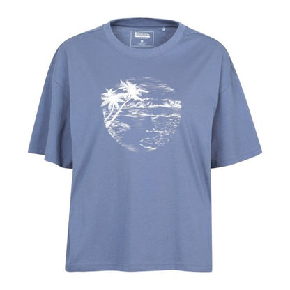 Front - Mountain Warehouse Womens/Ladies Beach Boxy T-Shirt