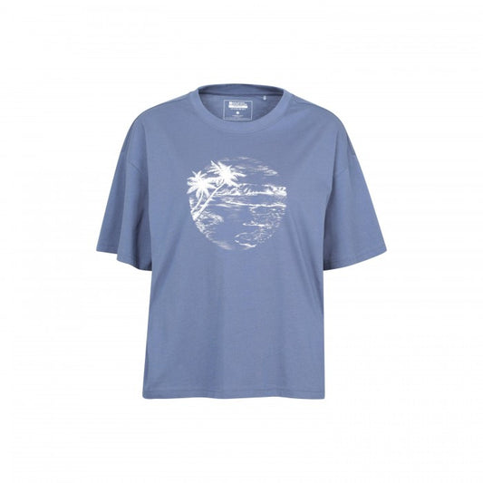 Front - Mountain Warehouse Womens/Ladies Beach Boxy T-Shirt