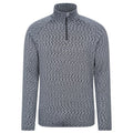 Front - Mountain Warehouse Mens Power Quarter Zip Midlayer