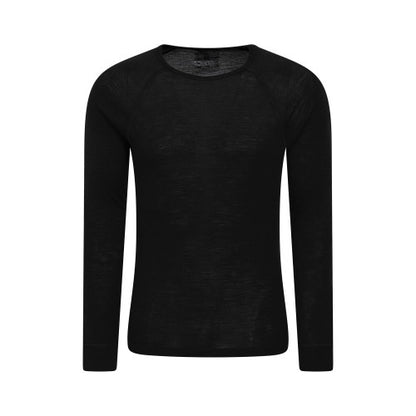 Front - Mountain Warehouse Mens Merino Wool Thermal Top