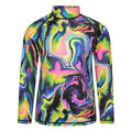 Front - Mountain Warehouse Childrens/Kids Abstract Long-Sleeved Rash Top