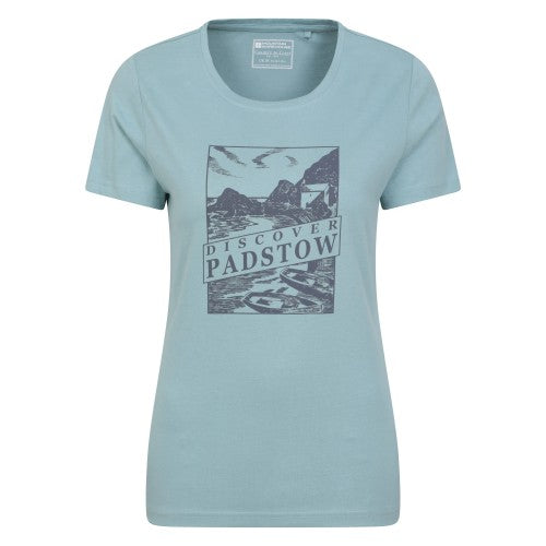 Front - Mountain Warehouse Womens/Ladies Discover Padstow Printed T-Shirt