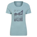 Front - Mountain Warehouse Womens/Ladies Discover Padstow Printed T-Shirt