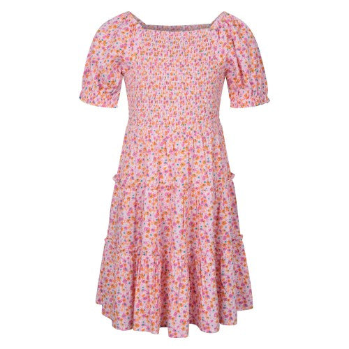 Front - Mountain Warehouse Girls Olivia Viscose Midi Dress