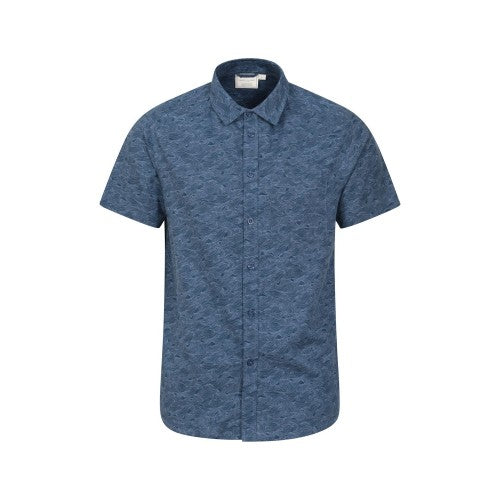 Front - Mountain Warehouse Mens Wave Short-Sleeved Shirt