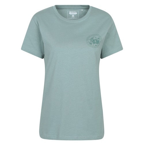 Front - Mountain Warehouse Womens/Ladies Mountain Relaxed Fit T-Shirt