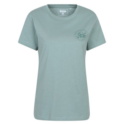 Front - Mountain Warehouse Womens/Ladies Mountain Relaxed Fit T-Shirt