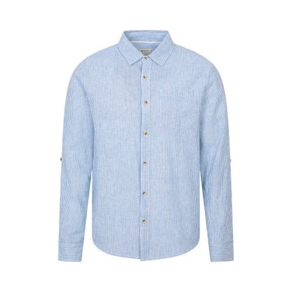 Front - Mountain Warehouse Mens Lowe Stripe Shirt