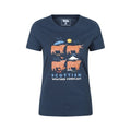 Front - Mountain Warehouse Womens/Ladies Scottish Weather Forecast T-Shirt