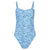Front - Mountain Warehouse Womens/Ladies Resort Printed Tummy Control One Piece Swimsuit