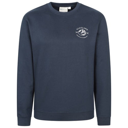 Front - Mountain Warehouse Mens Scotland Graphic Crew Neck Sweatshirt