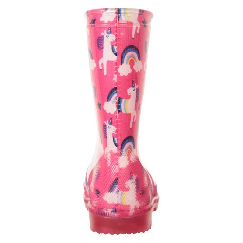 Front - Mountain Warehouse Toddler Splash Light Up Wellington Boots