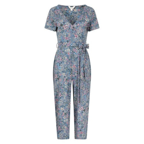 Front - Mountain Warehouse Womens/Ladies Santorini Floral Wrap Jumpsuit