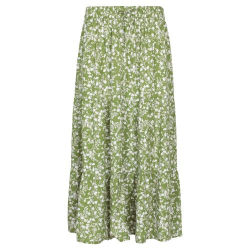 Front - Mountain Warehouse Womens/Ladies Palermo Tiered Midi Skirt