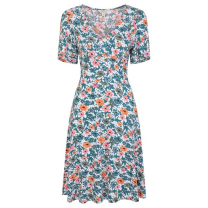 Front - Mountain Warehouse Womens/Ladies Floral Dress