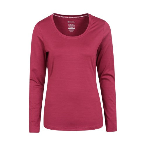 Front - Mountain Warehouse Womens/Ladies Panna Long-Sleeved Top