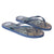 Front - Animal Mens Oceana Printed Flip Flops