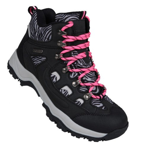 Front - Mountain Warehouse Womens/Ladies Adventurer Printed Waterproof Walking Boots