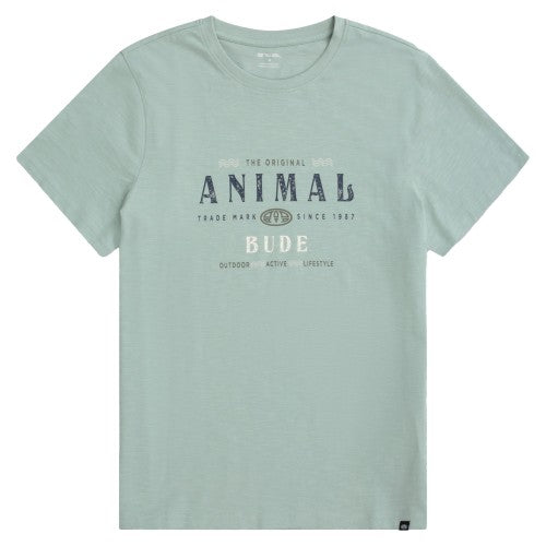 Front - Animal Mens Jacob Bude Logo T-Shirt